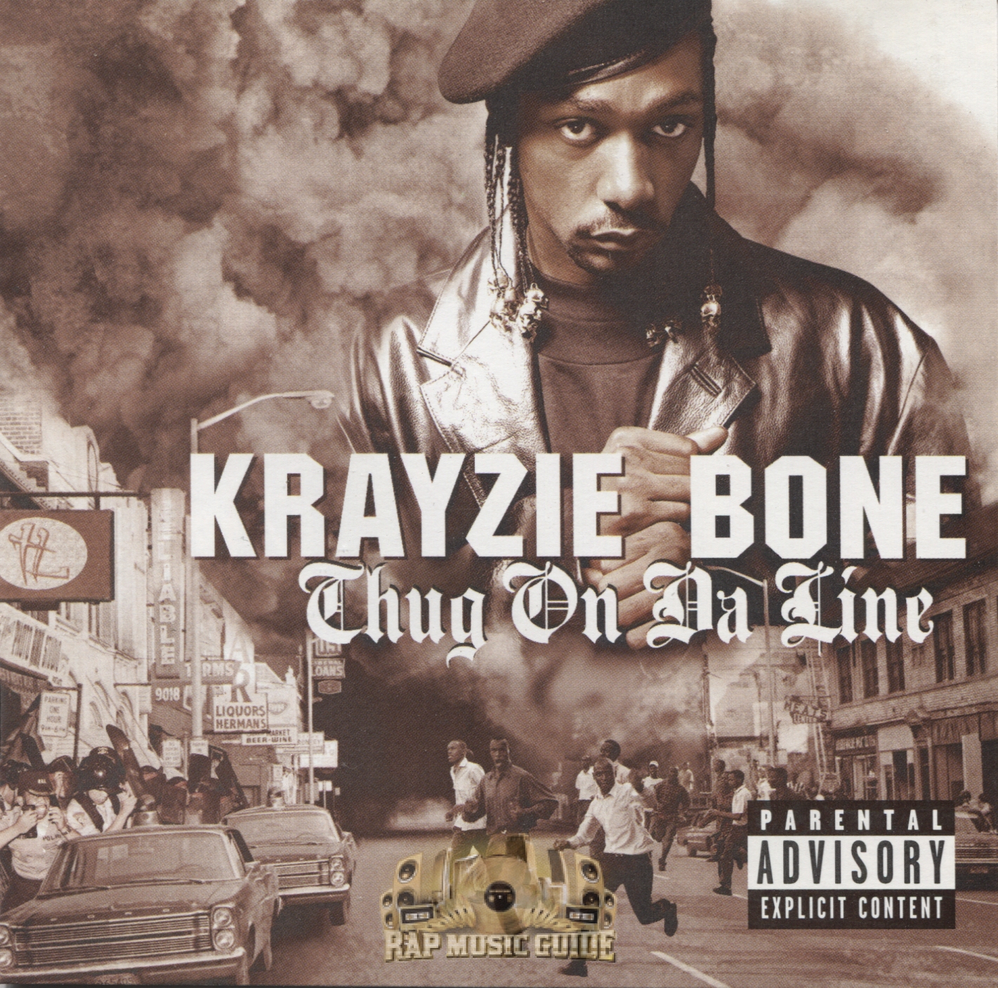 Krayzie Bone Thug On Da Line CD Rap Music Guide